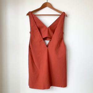 ZARA | DEEP V BUILT IN BRA SEXY SHORT MINI DRESS WITH CUT OUT A-LINE